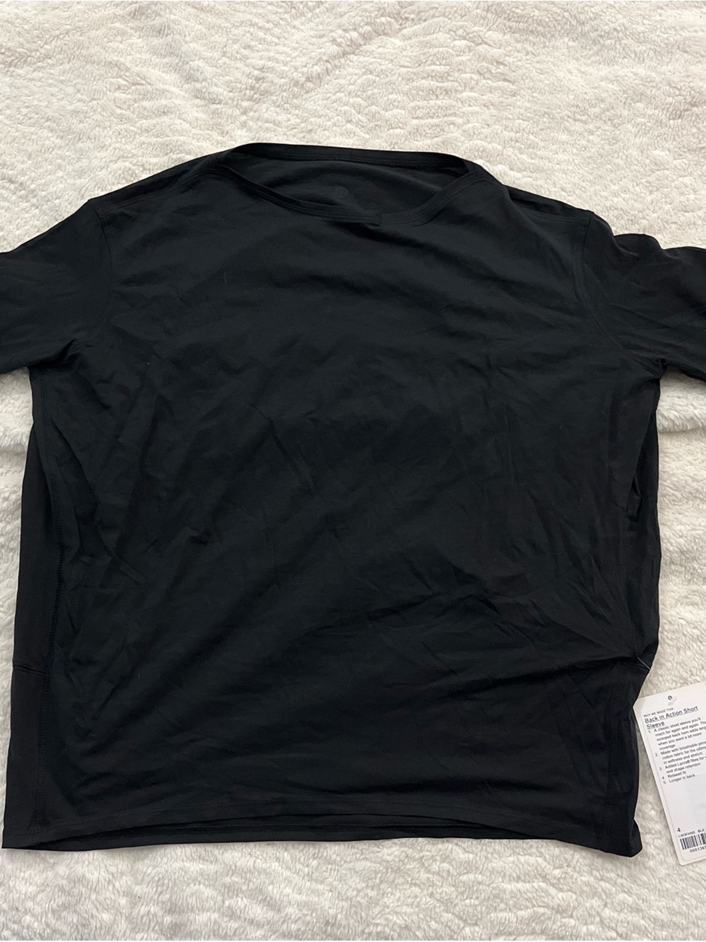 Women’s Black Crewneck Shirt